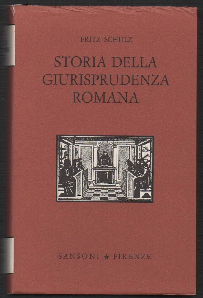 STORIA DELLA GIURISPRUDENZA ROMANA (1968)