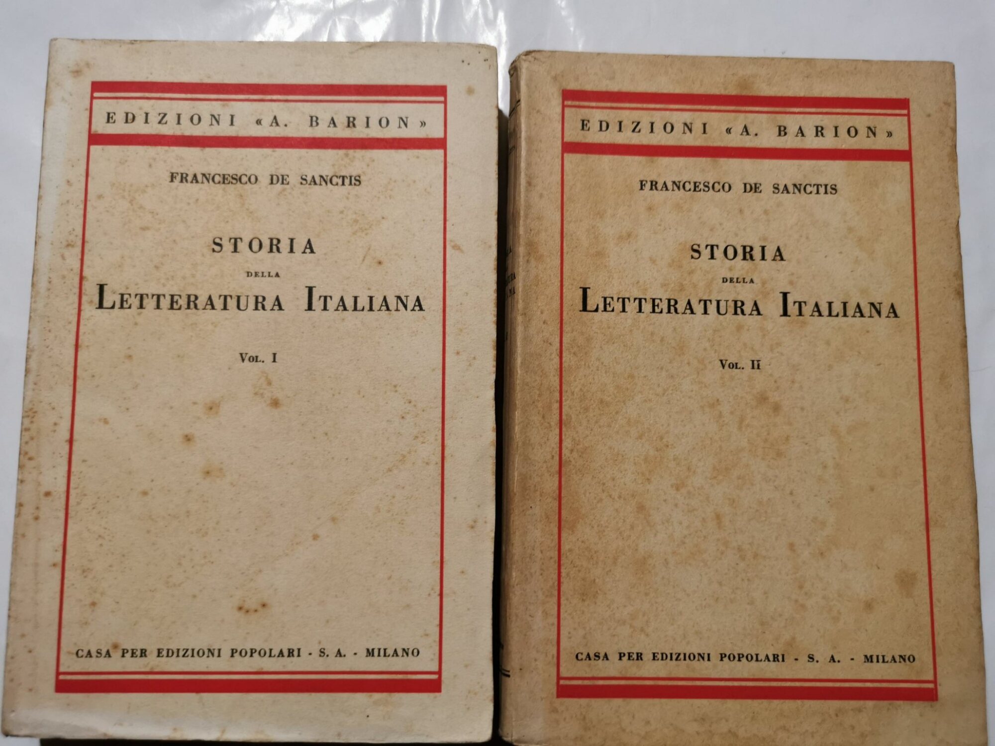 Storia della Letteratura Italiana - 2 Voll.