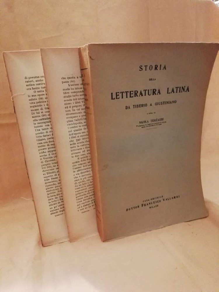 STORIA DELLA LETTERATURA LATINA Da Tiberio a Giustiniano (1949)