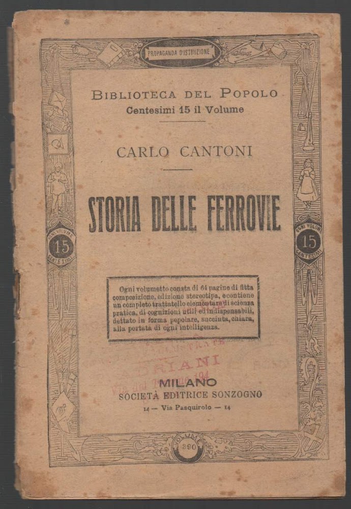 STORIA DELLE FERROVIE (s.d.)