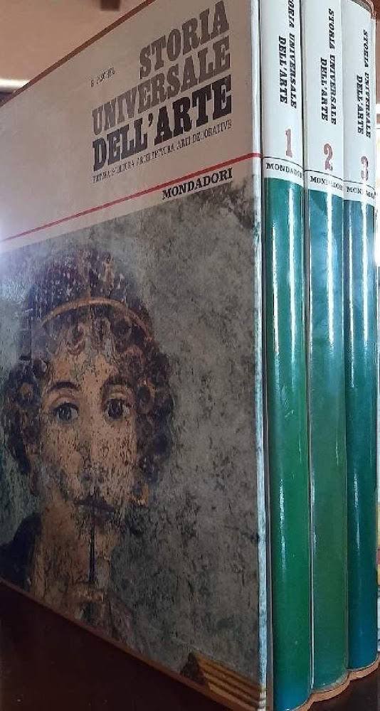 STORIA UNIVERSALE DELL'ARTE-PITTURA SCULTURA ARCHITETTURA ARTI DECORATIVE-3 VOLL IN CFANETTO …