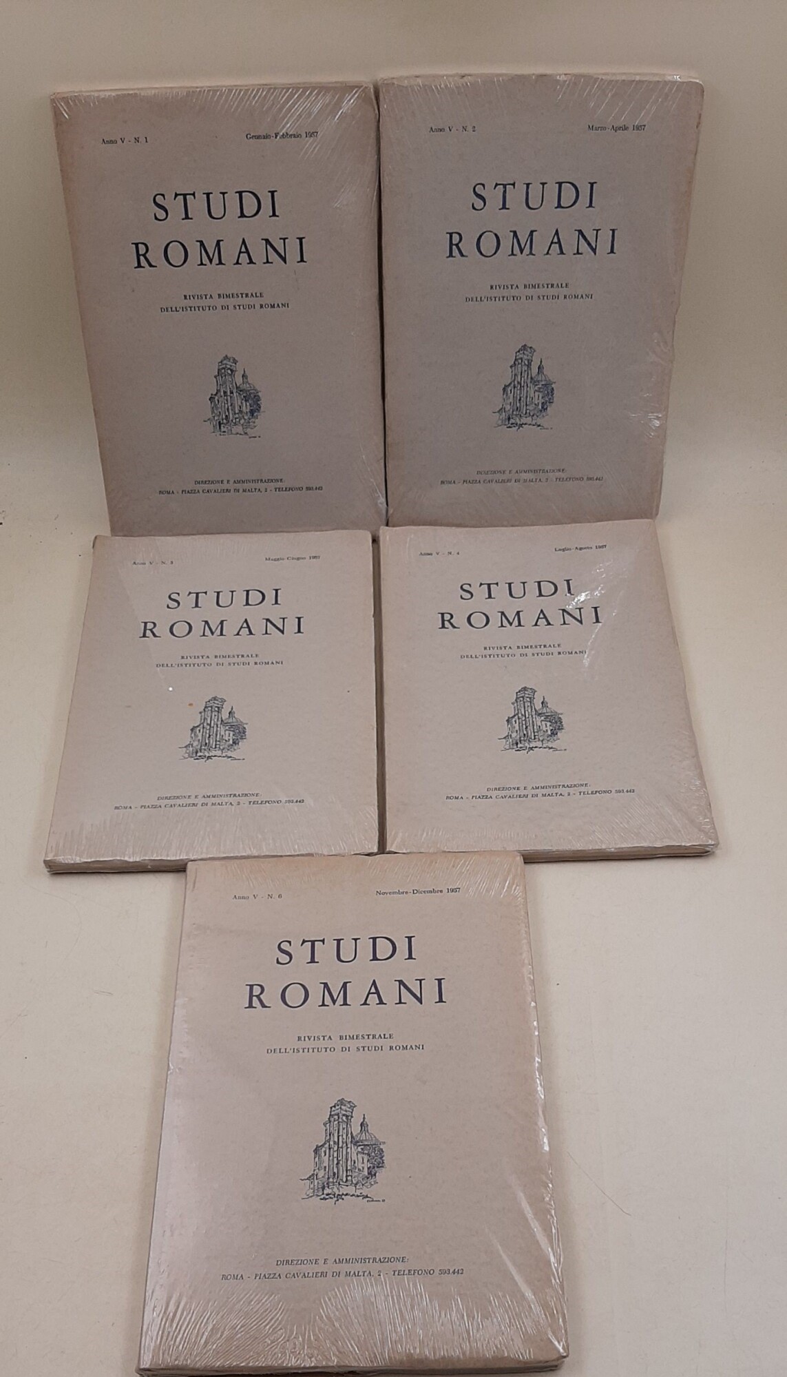 Studi Romani - Anno V . nn. 1-2-3-4-6 - 5 …