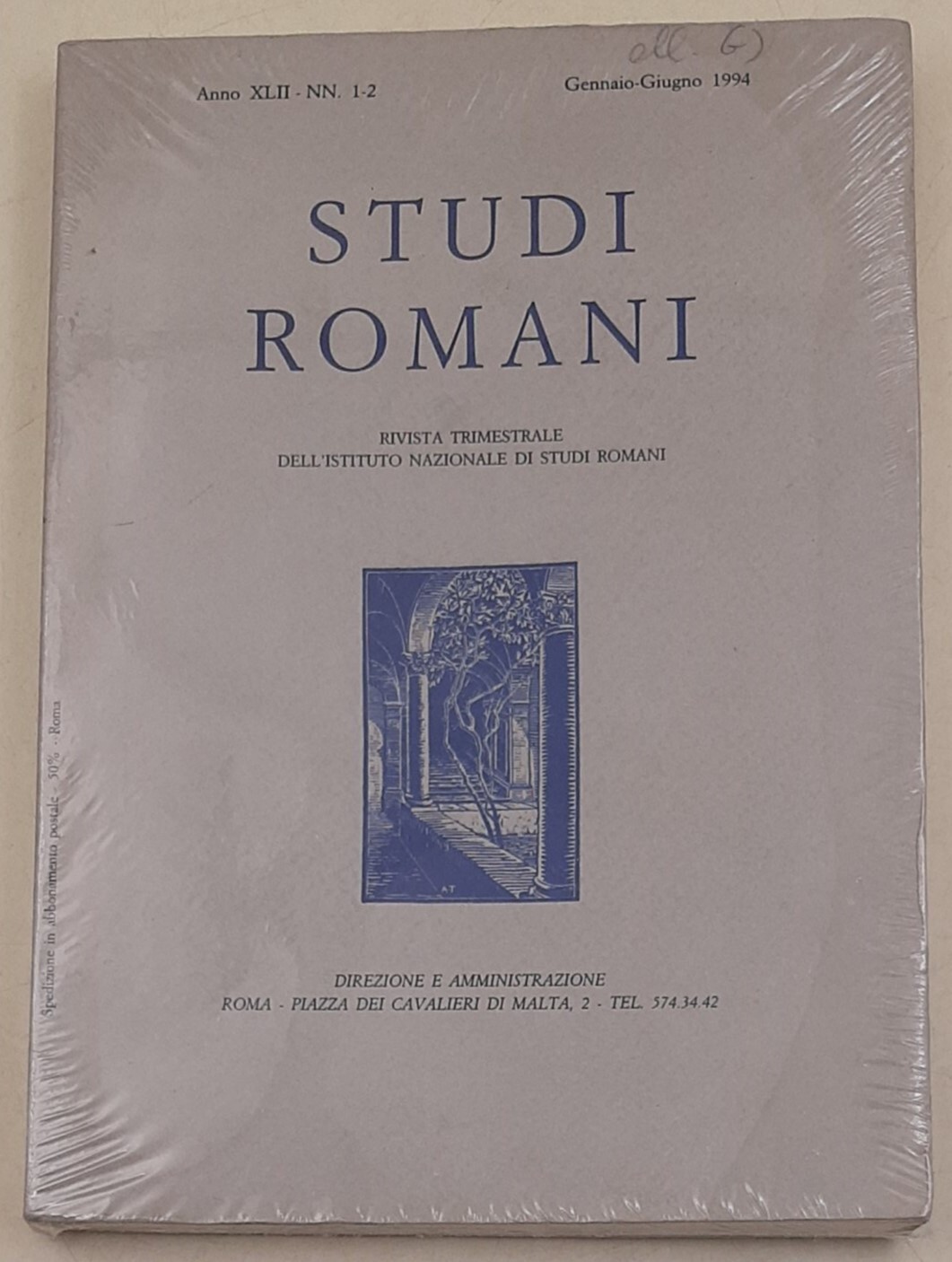 Studi Romani - Anno XLII - nn. 1-2