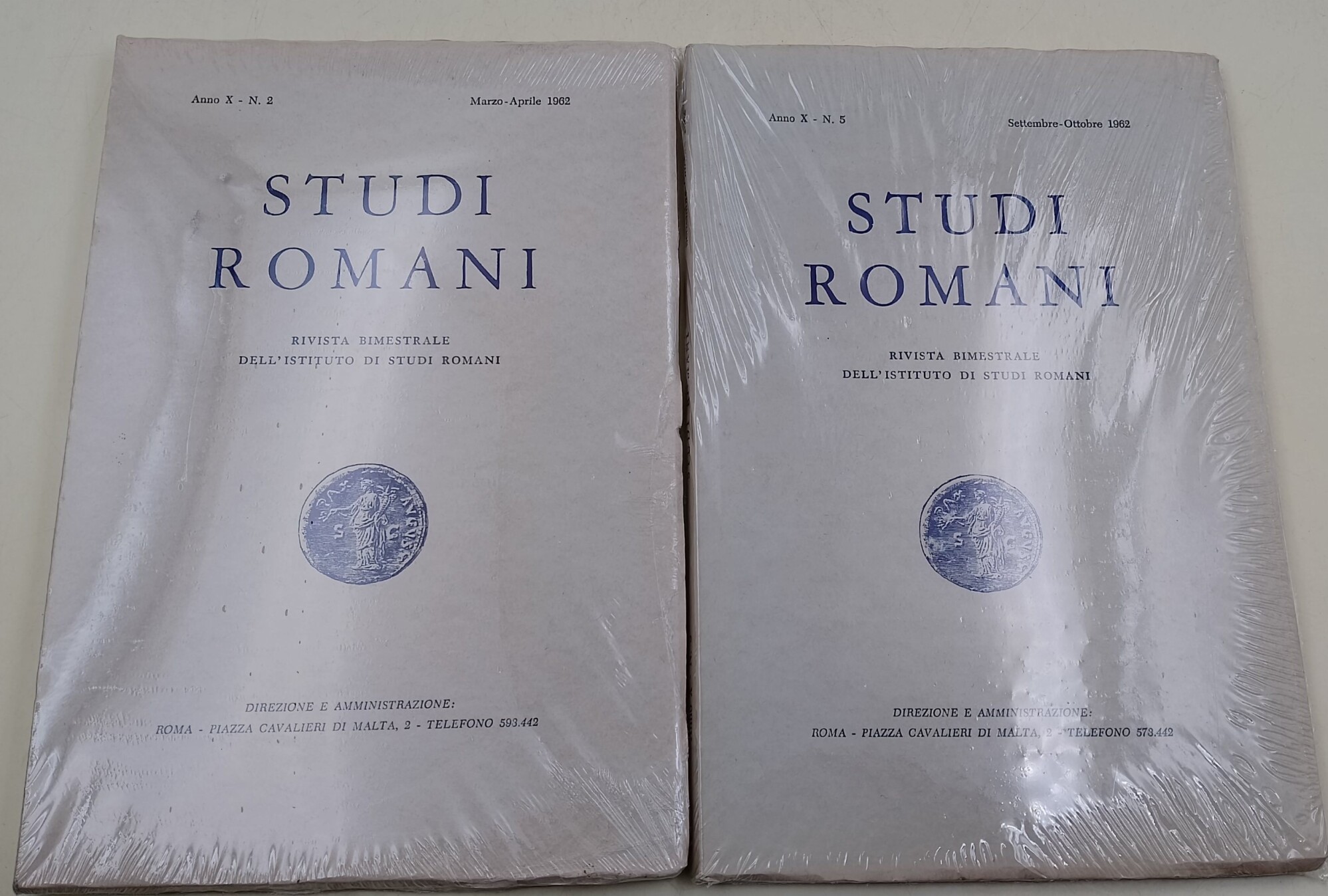 Studi Romani- rivista bimestrale dell'Istituto di Studi Romani- Anno X, …