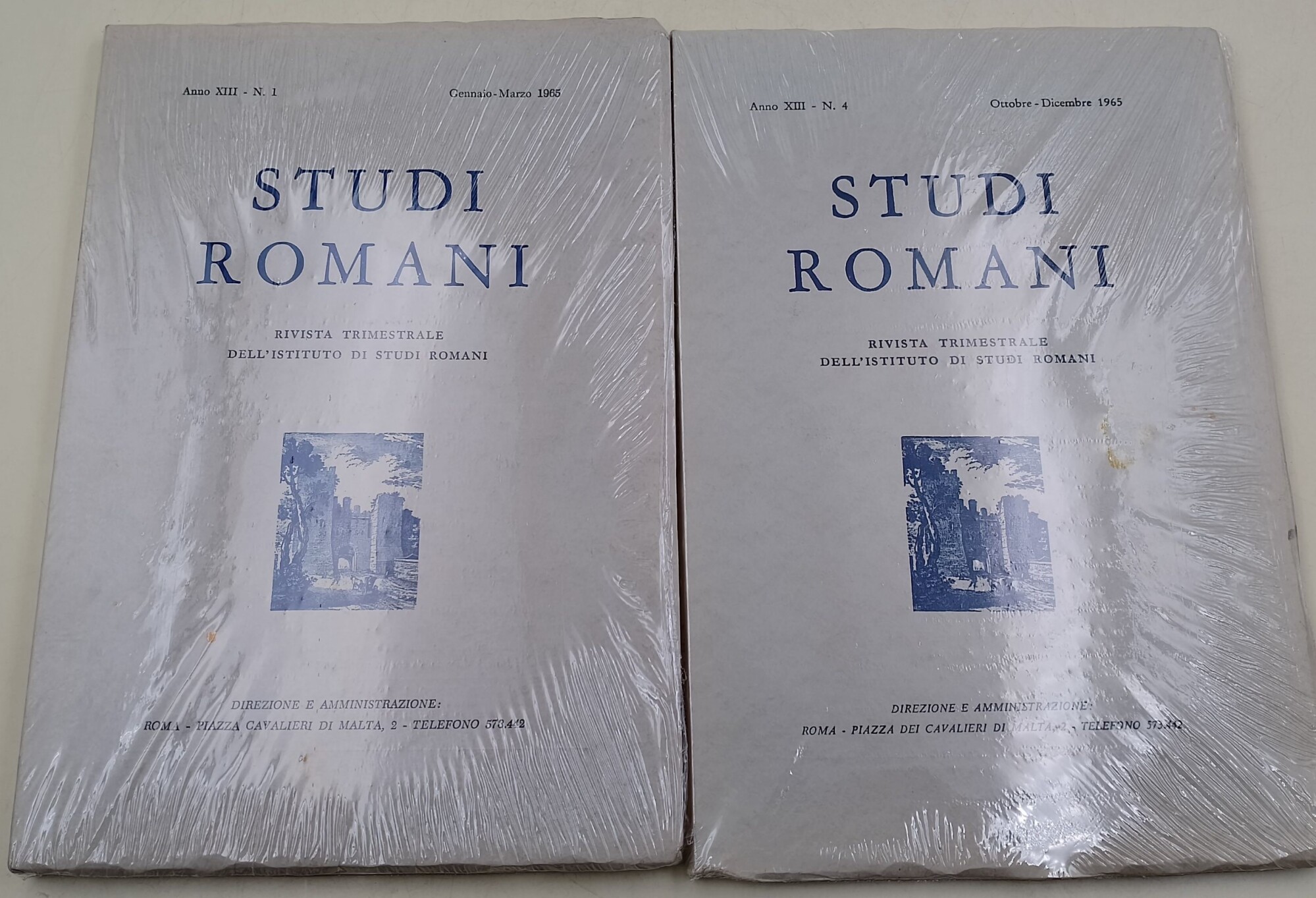 Studi Romani-Rivista trimestrale dell'istituto di SDtudi Romani- Anno XIII- 2 …