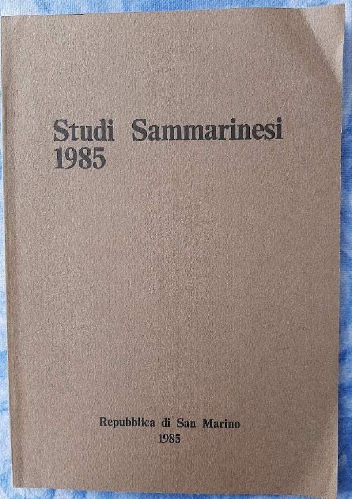 STUDI SAMMATINESI DI SCIENZE ARTE E LETTERE 1985(1985)