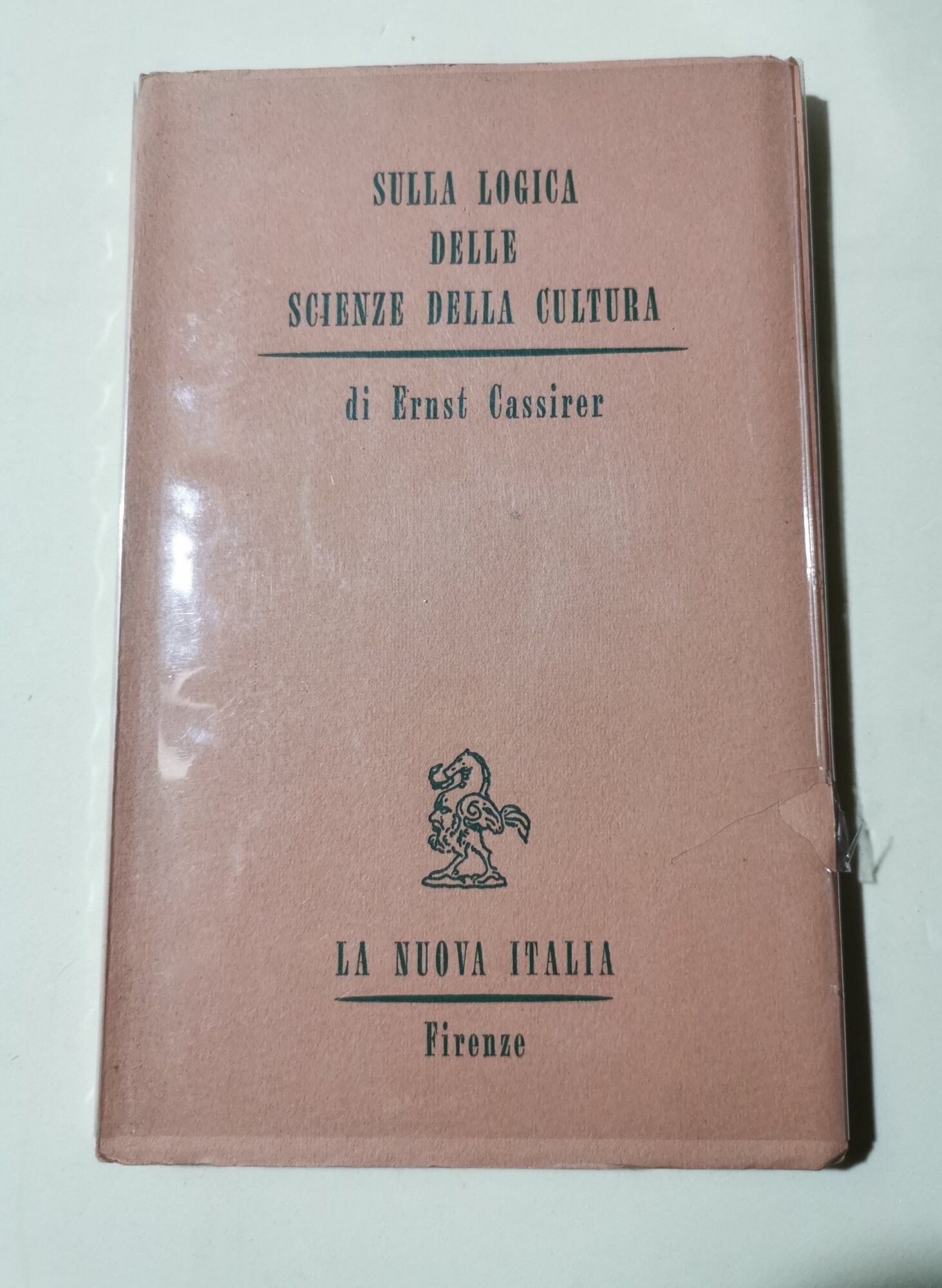 Sulla logica delle scienze della cultura