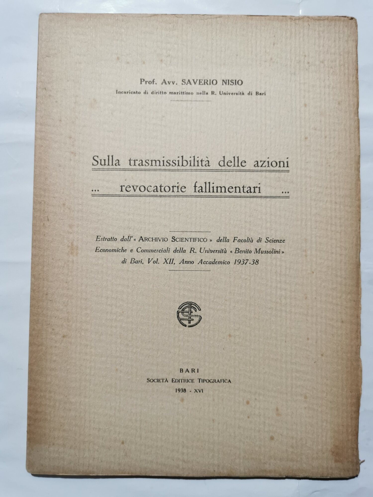 Sulla trasmissibilità delle azioni revocatorie fallimentari