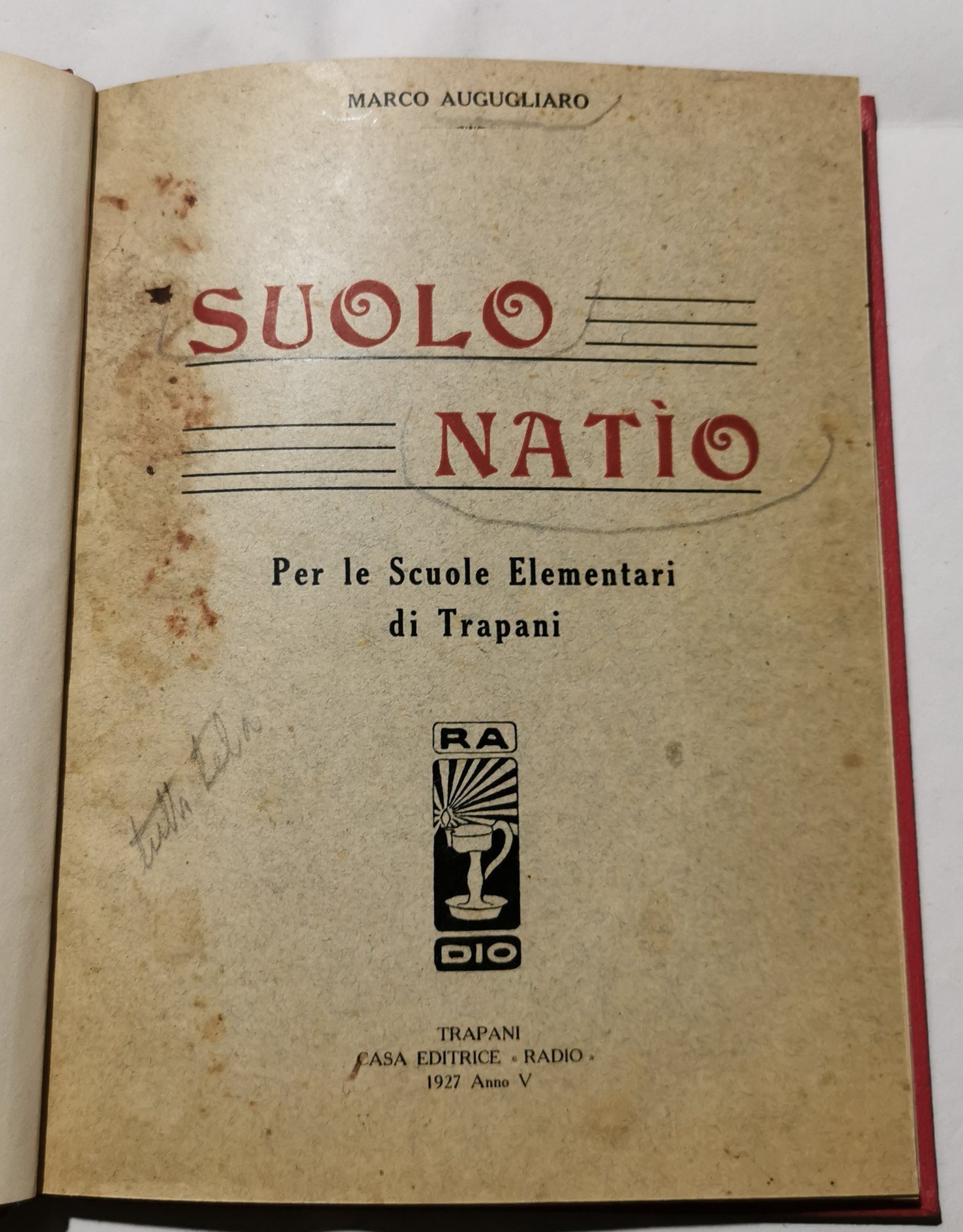 Suolo natìo - Per le Scuole Elementari di Trapani