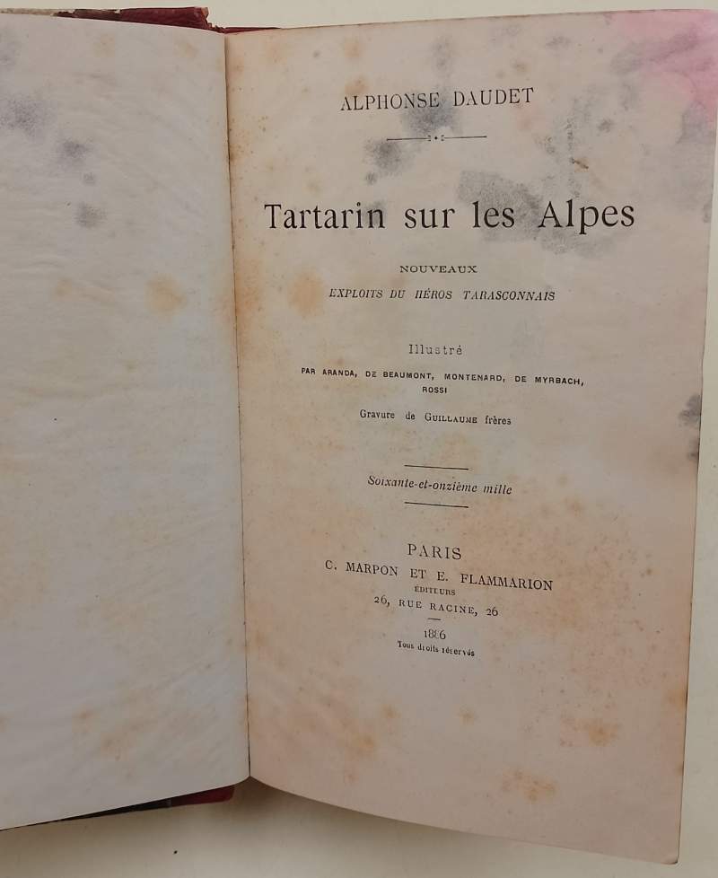 TARTARIN SUR LES ALPES(1886)