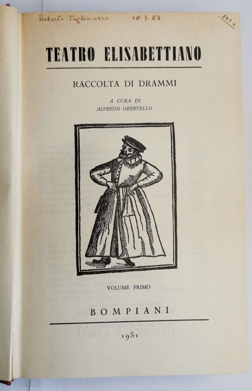 Teatro Elisabettiano - Raccolta di drammi - 2 Voll.