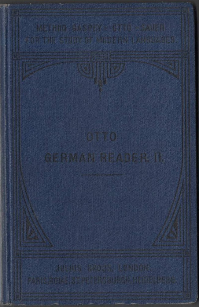 THE GERMAN READER II (1901)