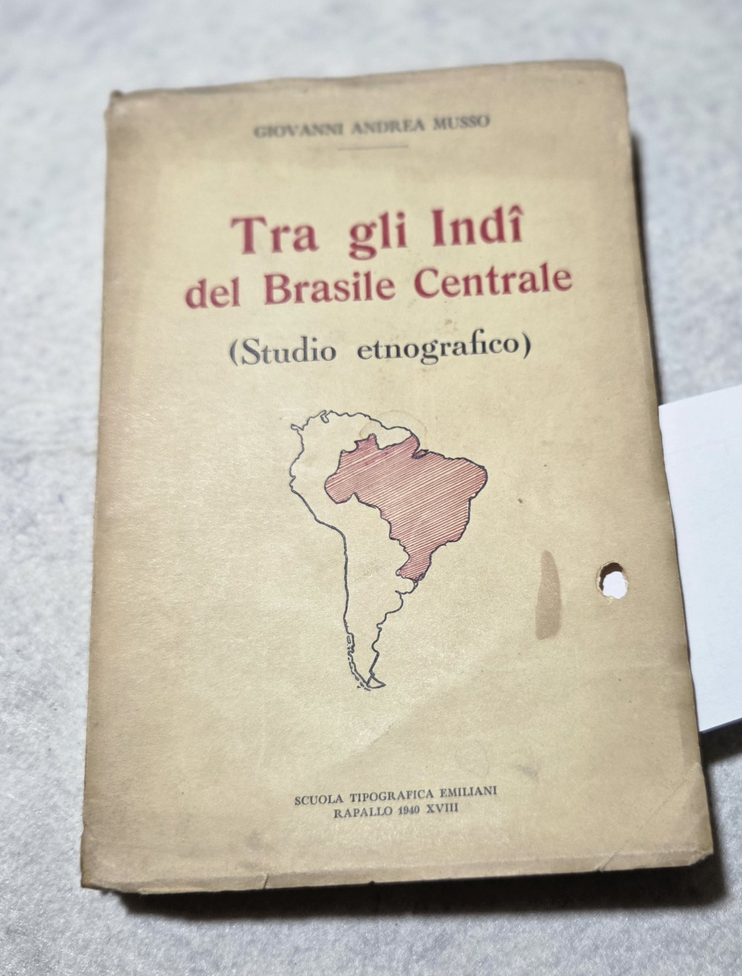 Tra gli Indi del Brasile ( studio etnografico )