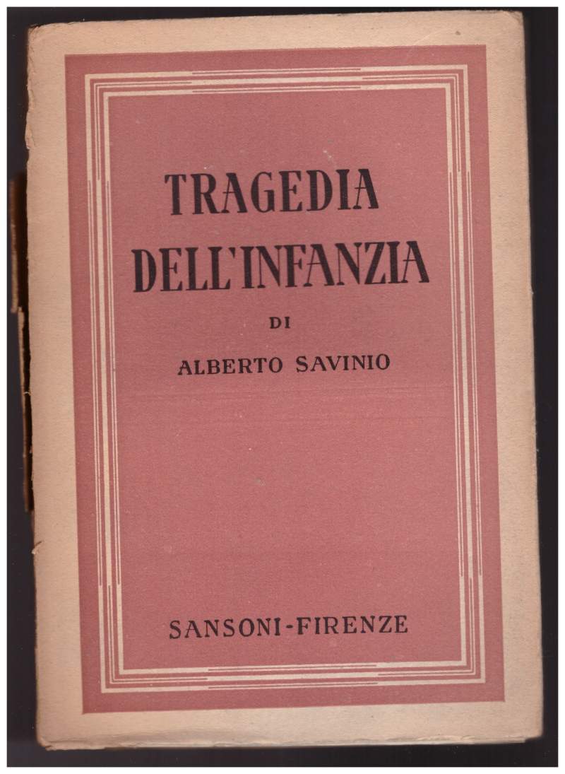 TRAGEDIA DELL'INFANZIA