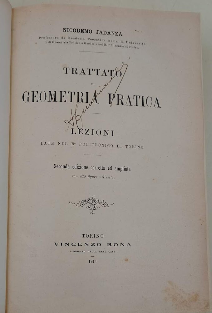 TRATTATO DI GEOMETRIA PRATICA(1914)