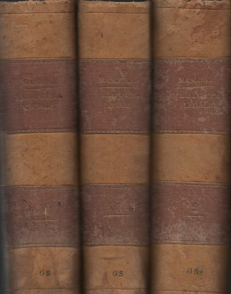 TRATTATO DI MEDICINA LEGALE (1883)