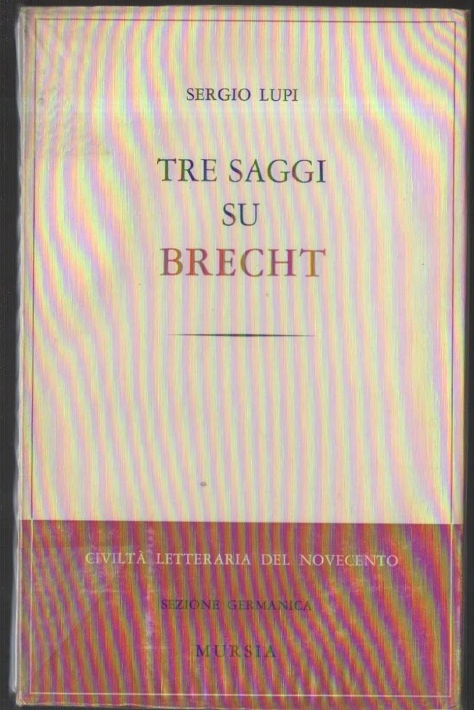 TRE SAGGI SU BRECHT (1966)