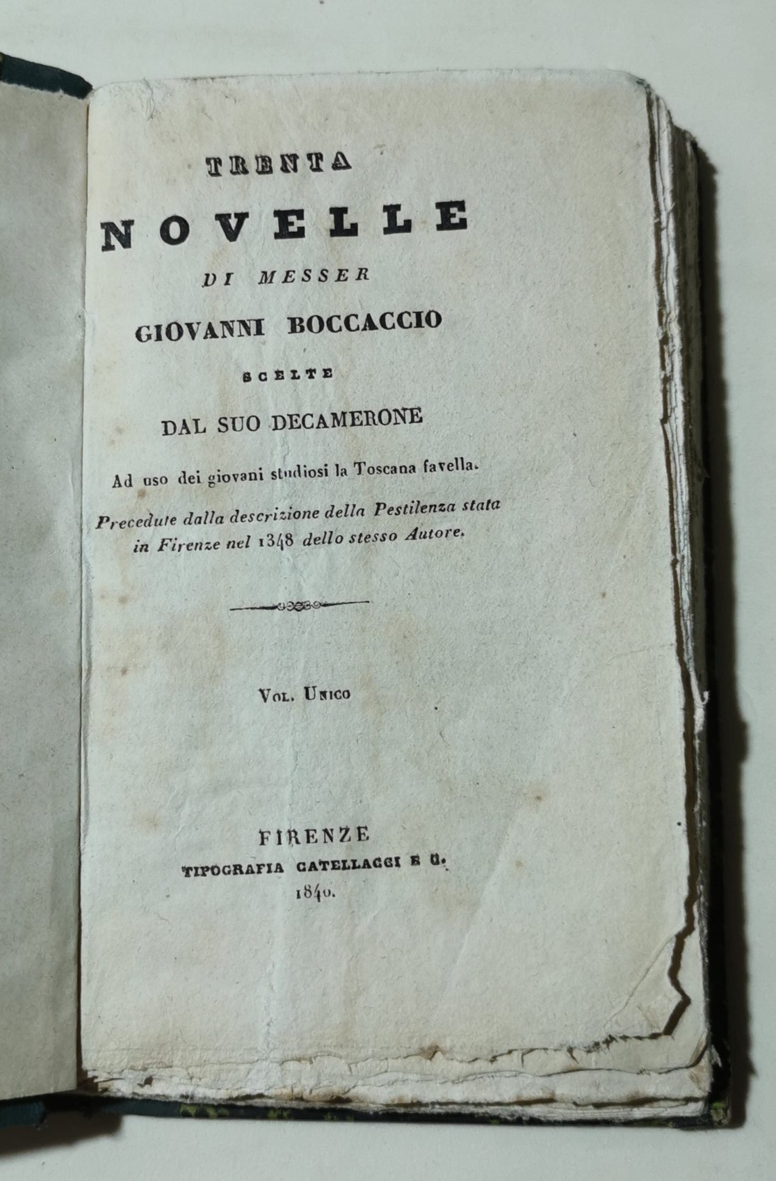 Trenta novelle di messer Giovanni Boccaccio scelte dal suo Decamerone