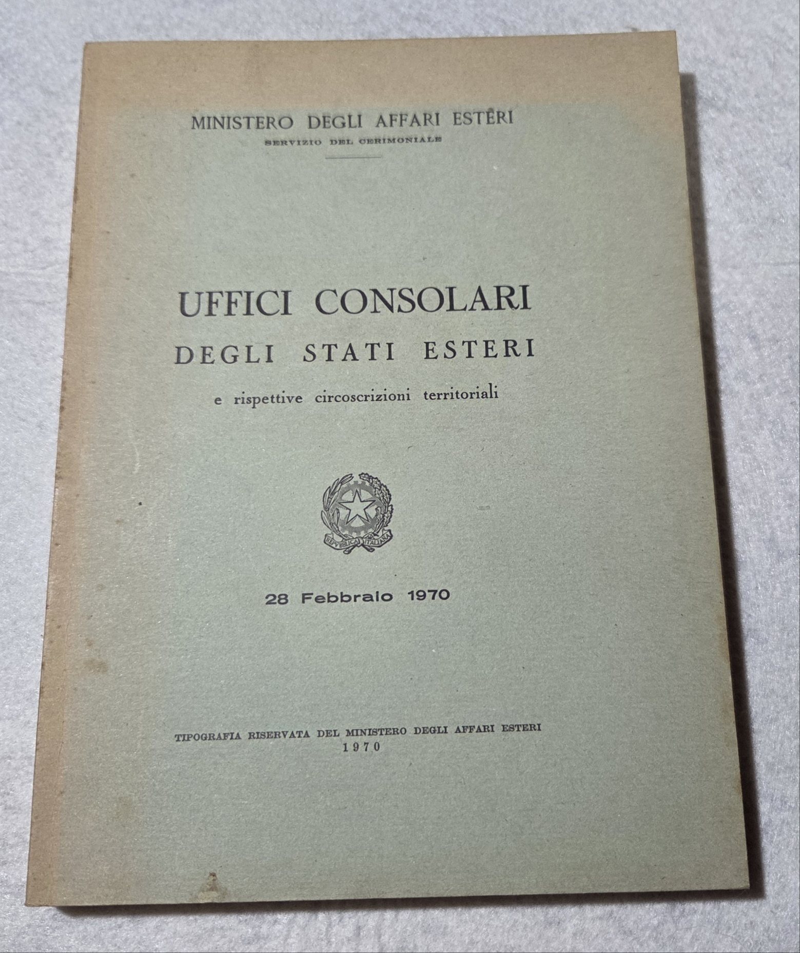 Uffici Consolari degli Stati Esteri