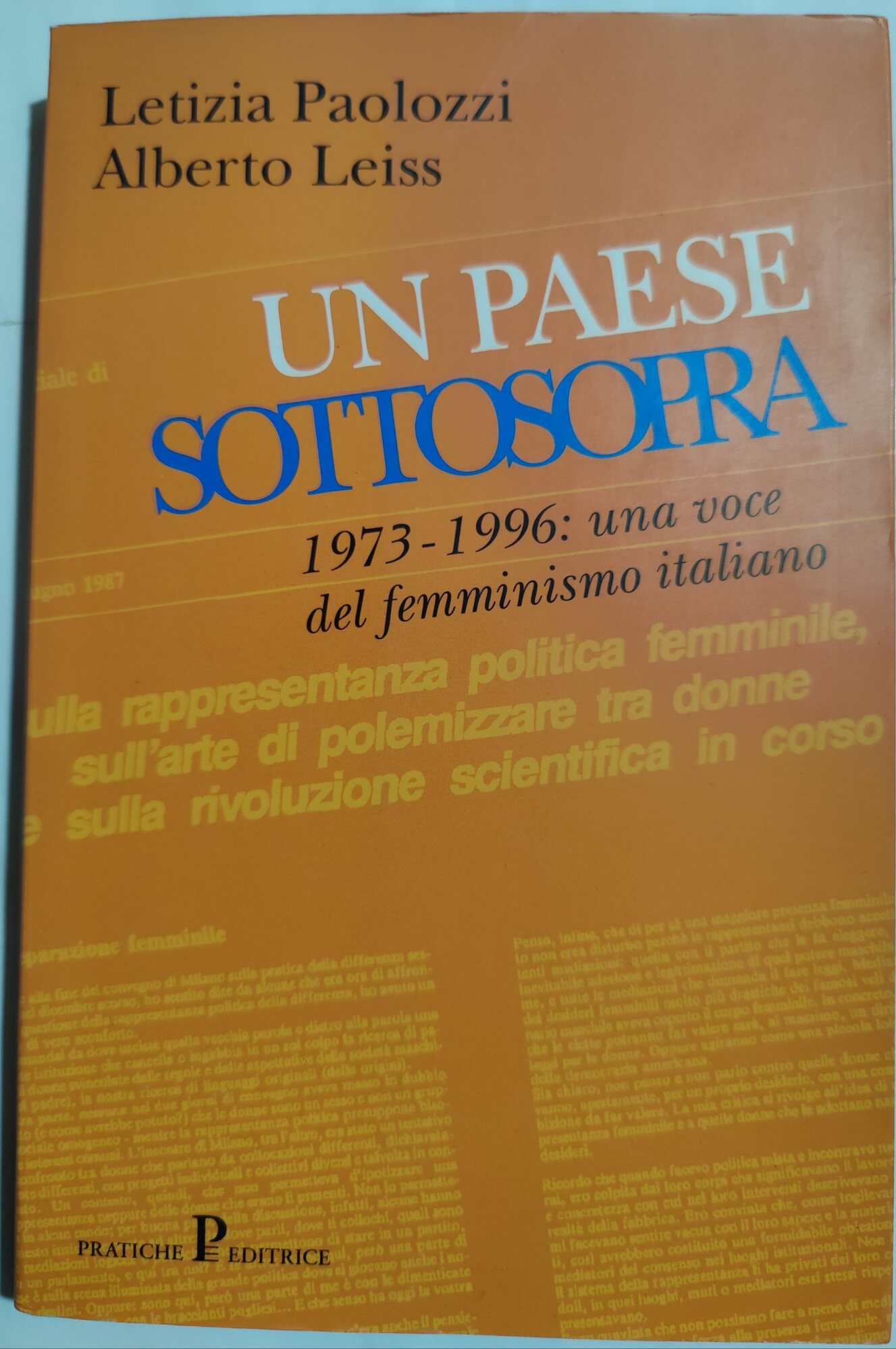 Un paese sottosopra 1973-1996 : una voce del femminismo italiano