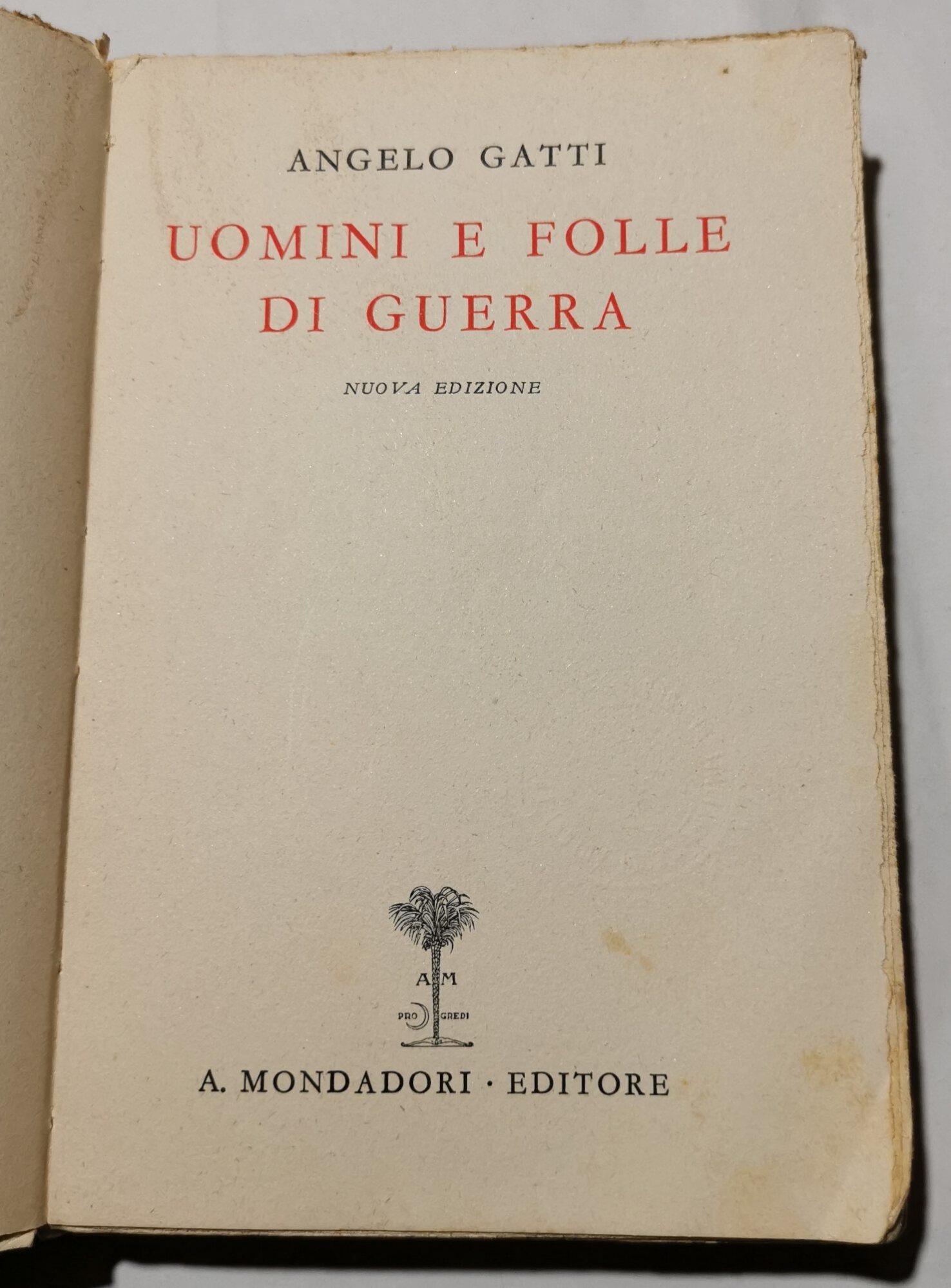 Uomini e folle di guerra