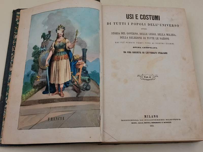 USI E COSTUMI DI TUTTI I POPOLI DELL'UNIVERSO-VOL. 4 (1859)