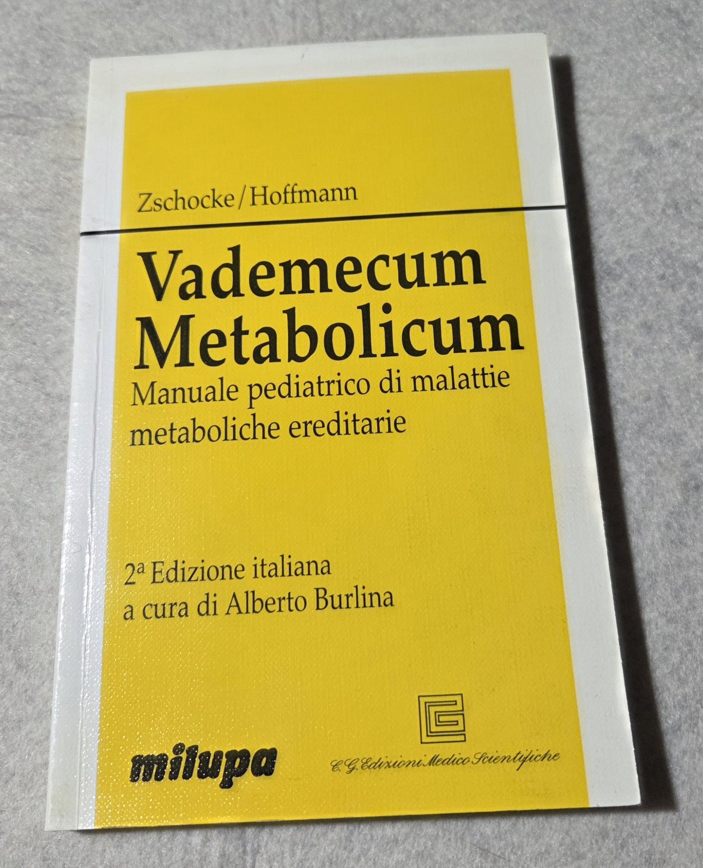 Vademecum metabolicum - Manuale pediatrico di malattie mataboliche ereditarie