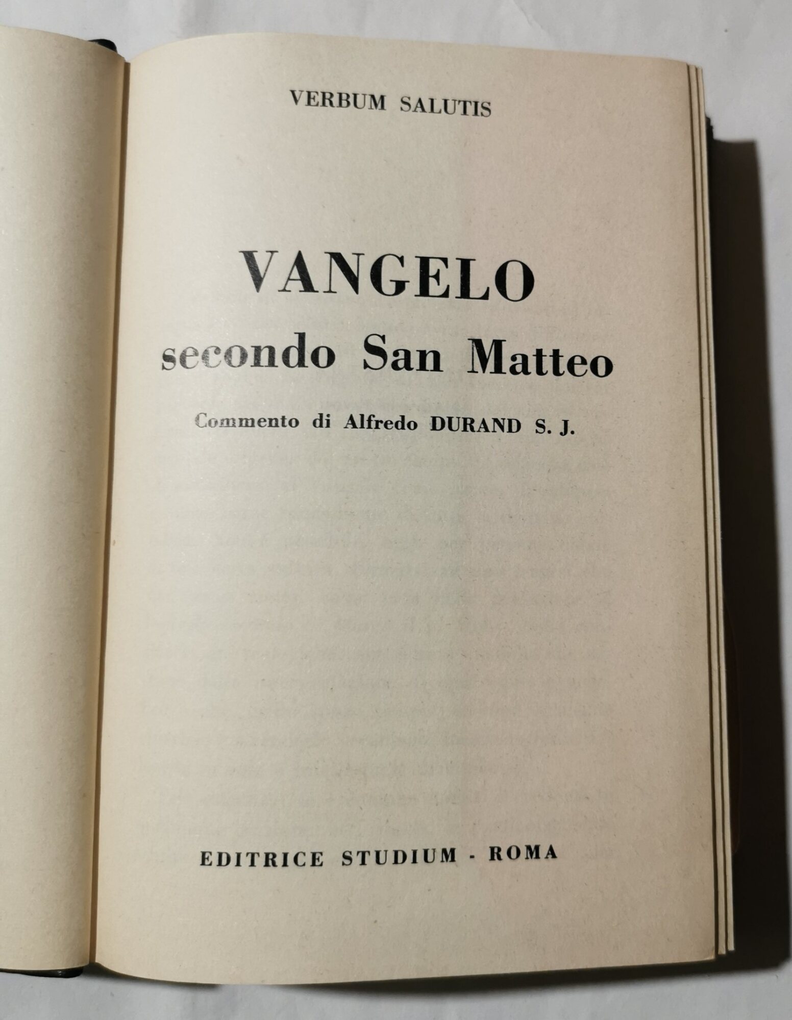 Vangelo secondo S.Matteo