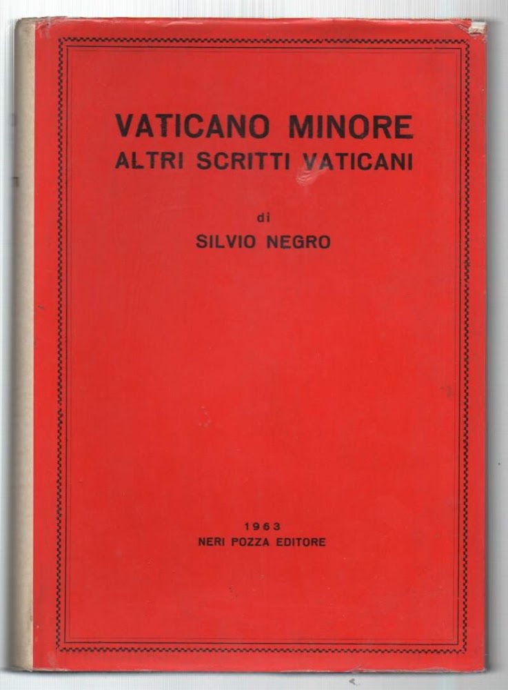 VATICANO MINORE altri scritti vaticani (1963)