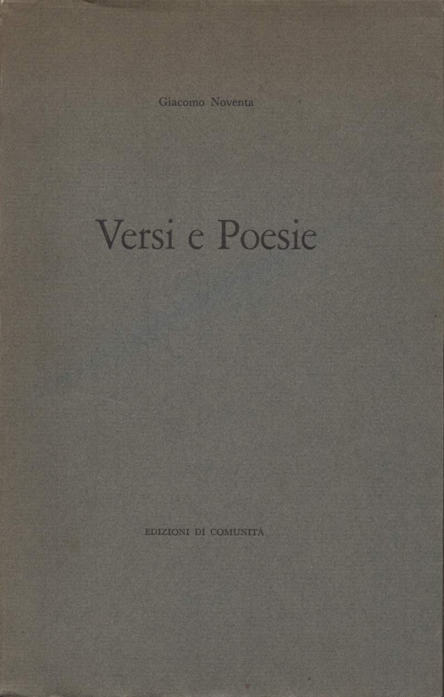 VERSI E POESIE (1956)