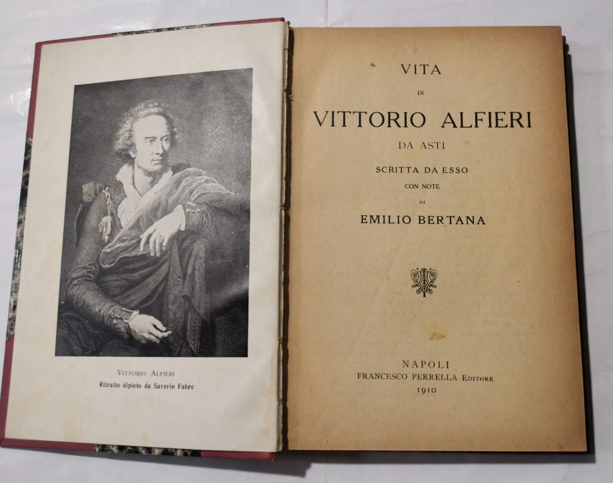 Vita di Vittorio Alfieri da Asti scritta da esso