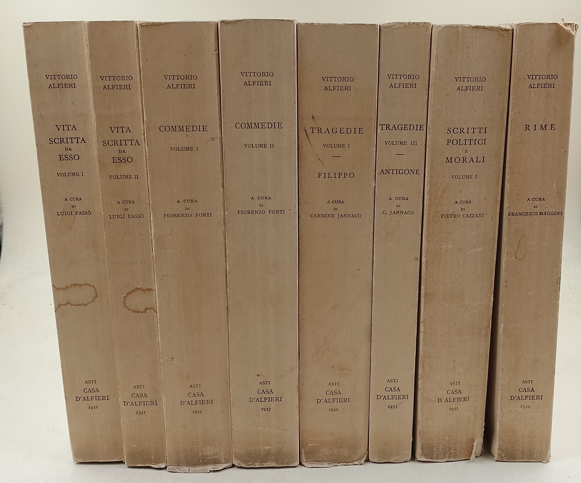 Vita scritta da esso- vol I e II/ Commedie-vol. I …