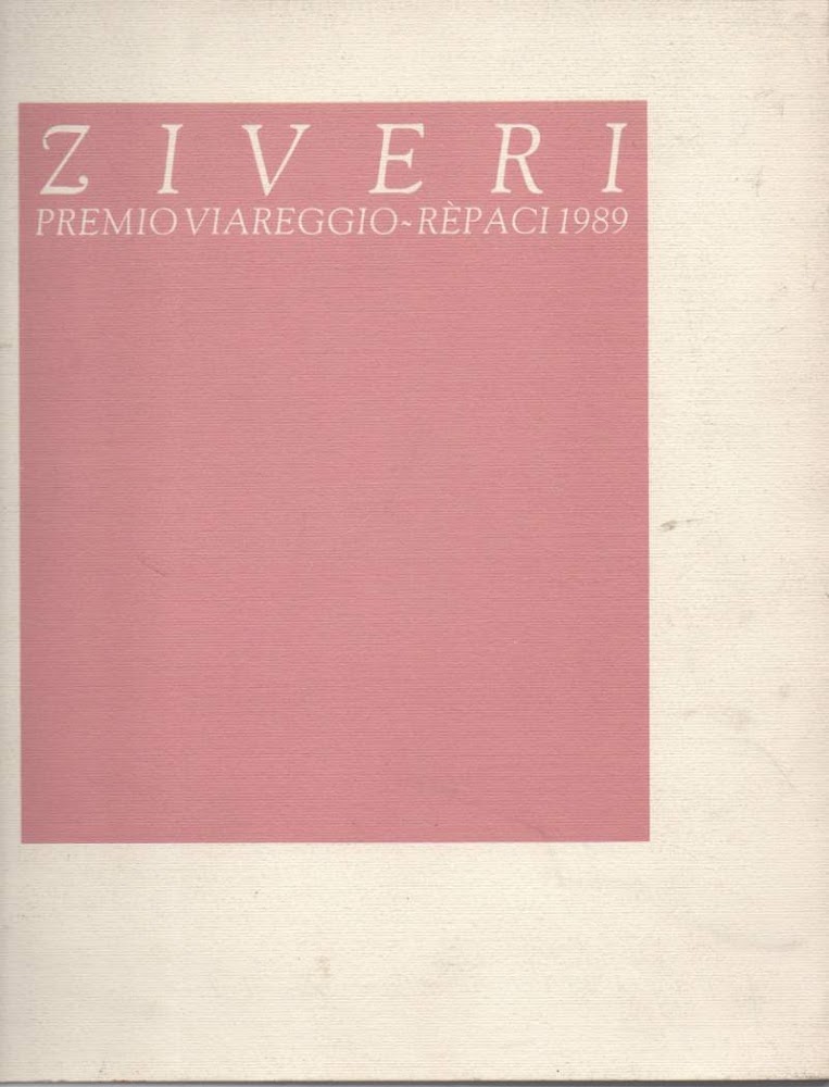 ZIVERI Premio Viareggio-Rèpaci 1989