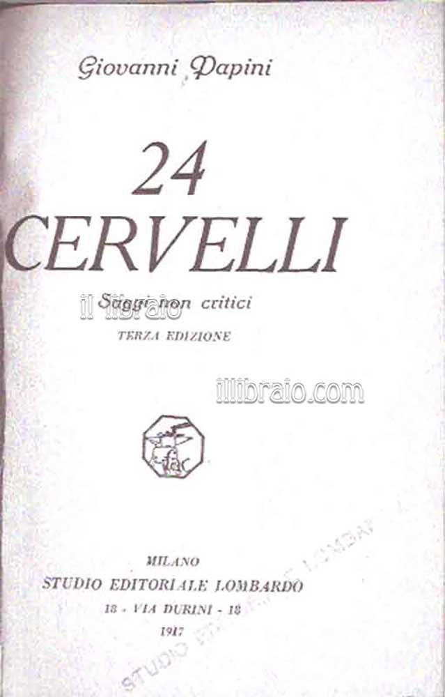 24 cervelli. Saggi non critici