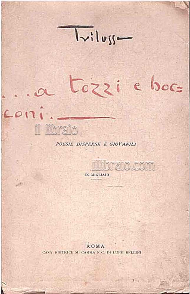 …A tozzi e bocconi. Poesie disperse e giovanili