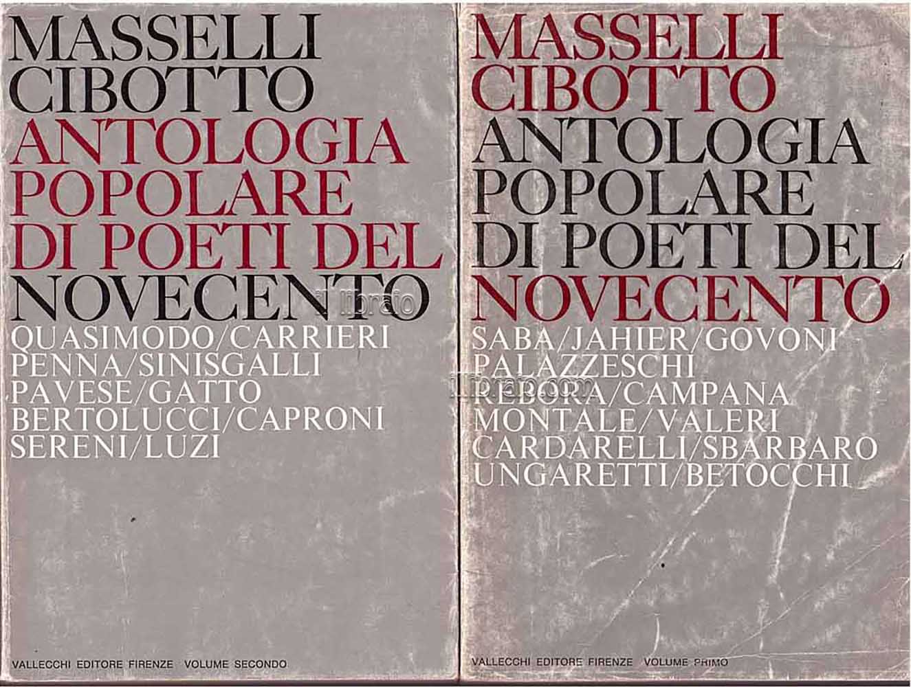 Antologia popolare di poeti del Novecento