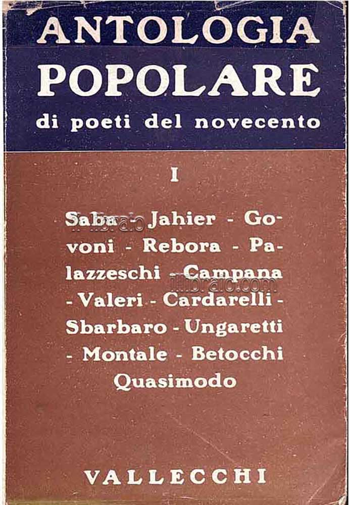 Antologia popolare di poeti del Novecento