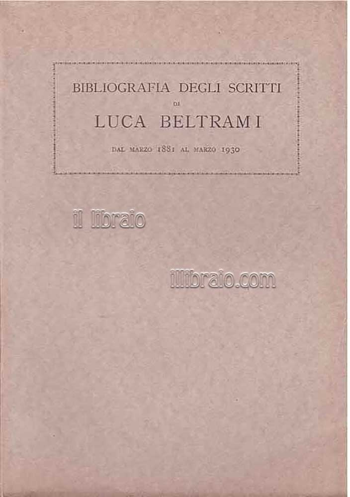 Bibliografia degli scritti di Beltrami dal marzo 1881 al marzo …