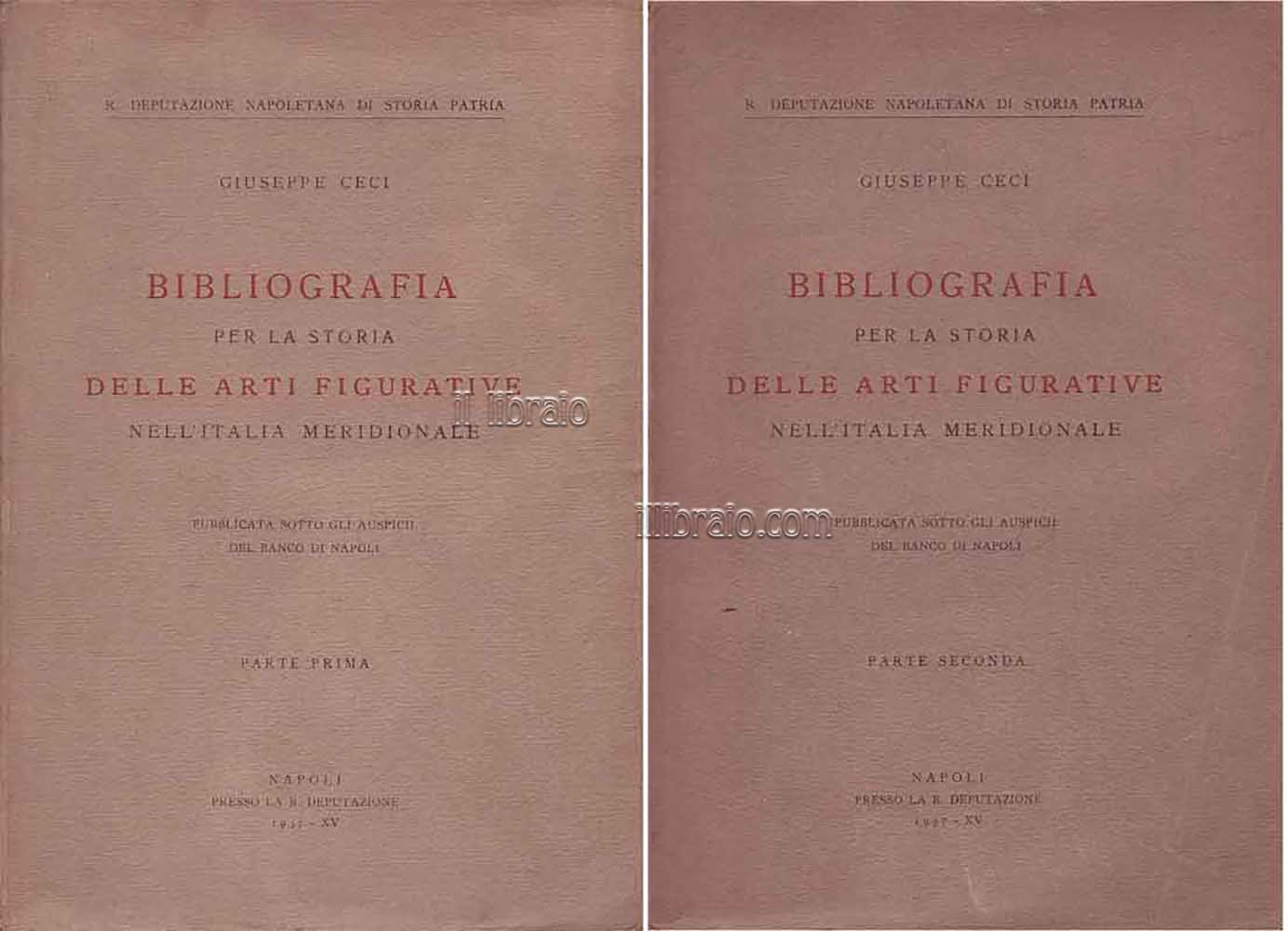 Bibliografia per le storia delle arti figurative nell'Italia meridionale