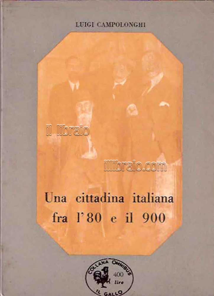 Cittadina italiana fra l'80 e il '900