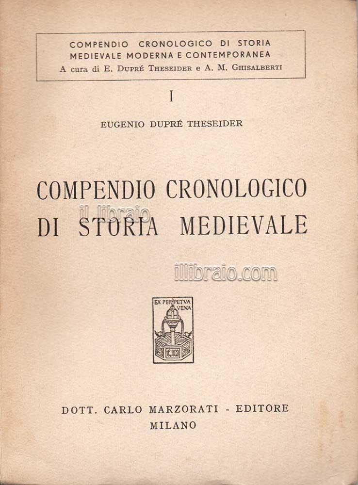 Compendio cronologico di storia medievale