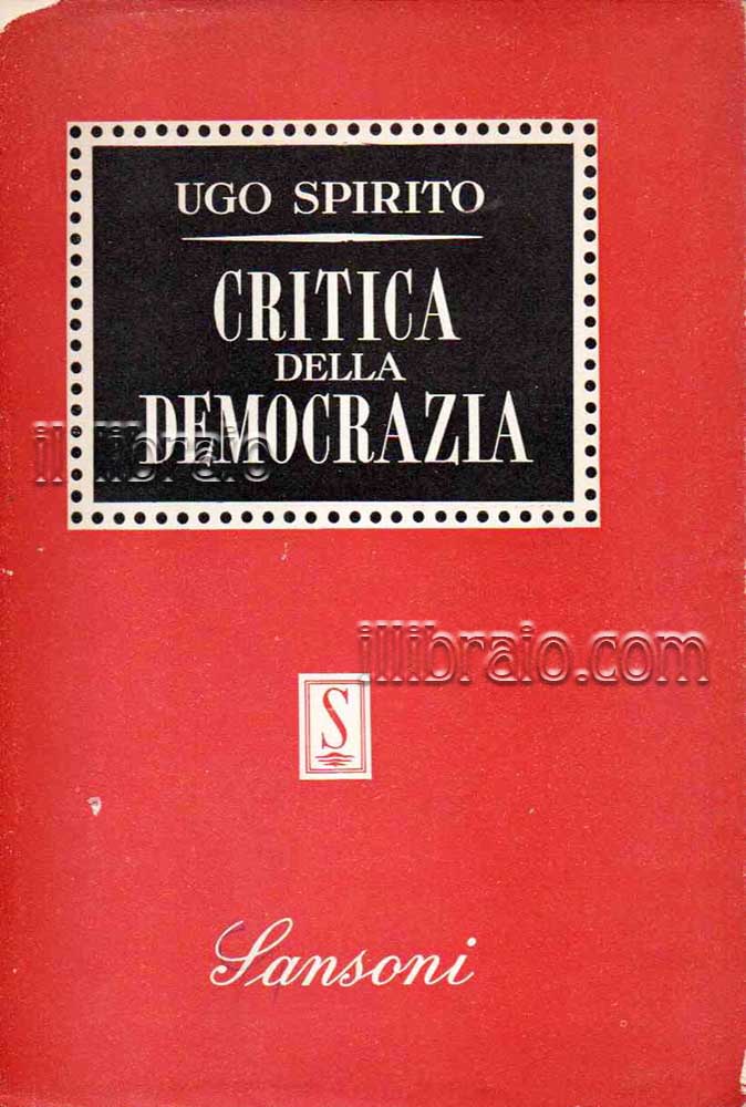 Critica della democrazia