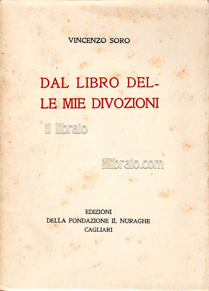 Dal libro delle mie divozioni