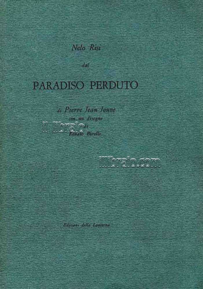 Dal Paradiso Perduto di Pierre Jean Jouve