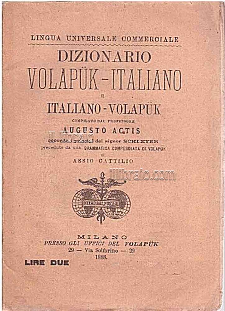 Dizionario volapuk - italiano