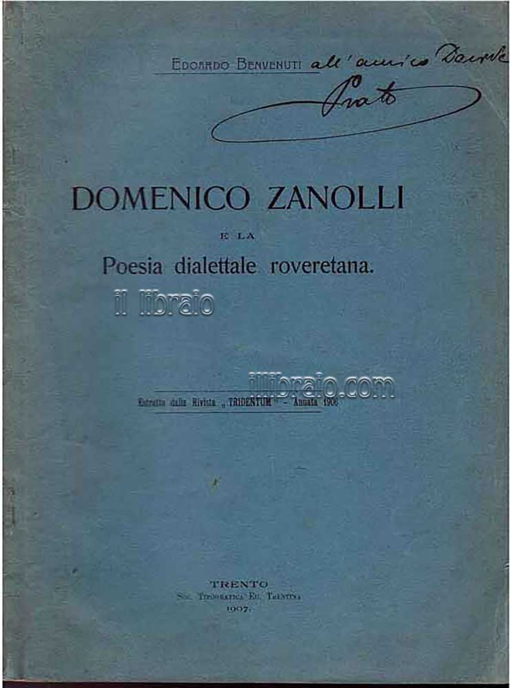 Domenico Zanolli e la poesia dialettale roveretana