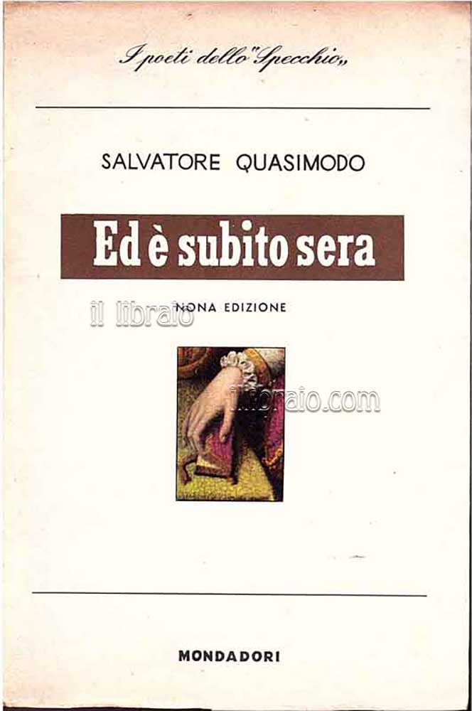 Ed è subito sera