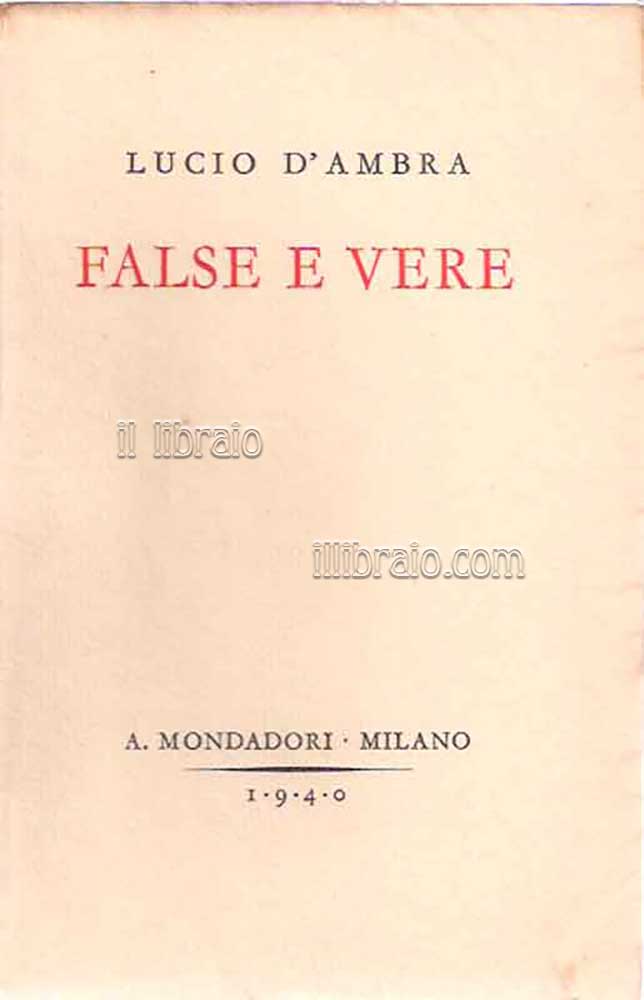 False e vere
