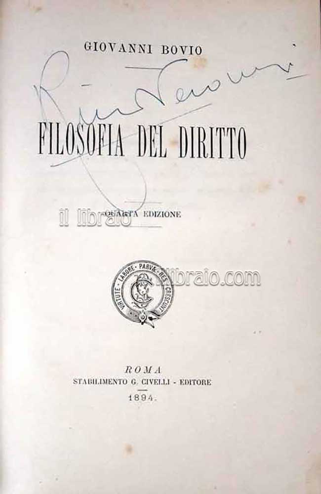 Filosofia del diritto