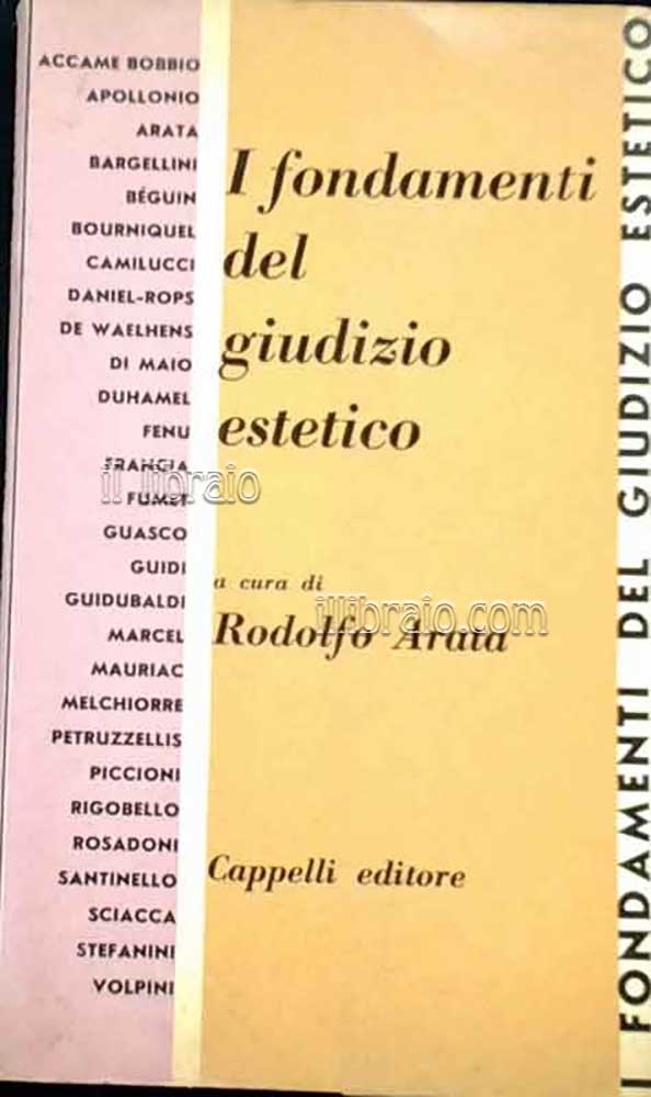 Fondamenti del giudizio estetico